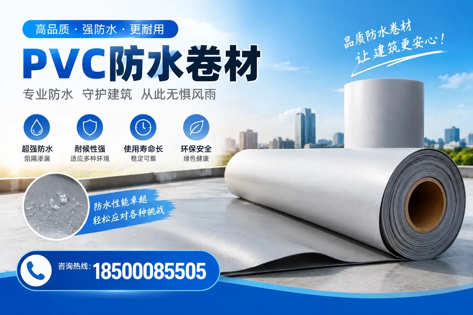 如何选择高质量的PVC防水卷材？宜春消费者必看指南
